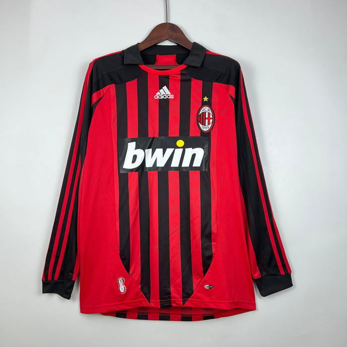 AC Milan 07-08 | Long Sleeve | Retro Home - gokits